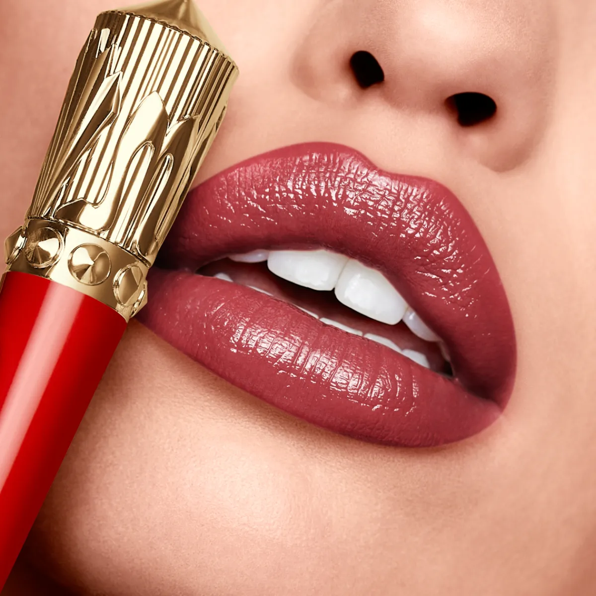 Rouge Stiletto Glossy Shine^Christian Louboutin Flash Sale