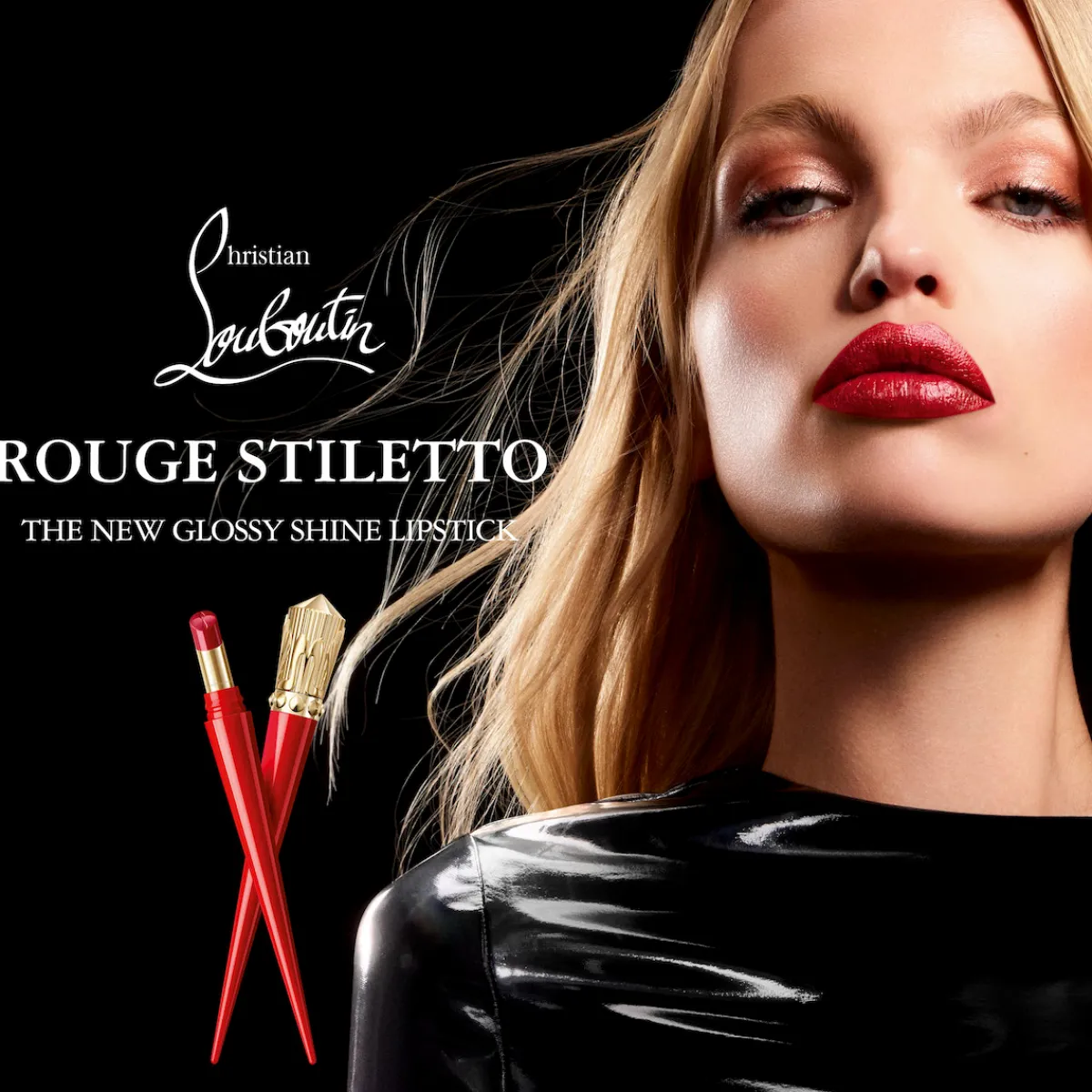 Rouge Stiletto Glossy Shine^Christian Louboutin Best Sale